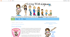 Desktop Screenshot of livingwithlogan.com